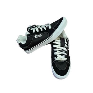 🔥The Vans Old Skool Fat Tongue Black/White Men's Sneaker Size 12. Pre-owned